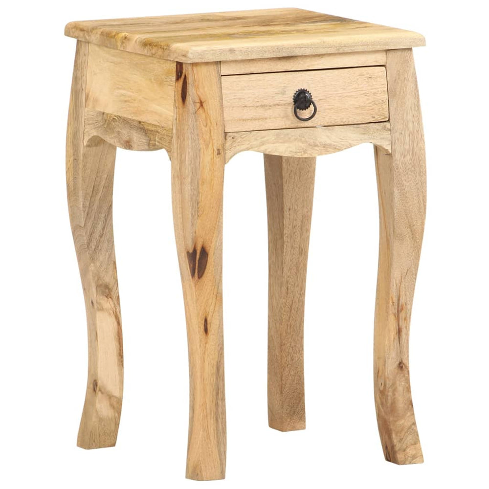 Nachttisch Mango Massivholz 28x28x46 cm