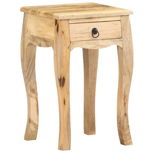 Nachttisch Mango Massivholz 28x28x46 cm