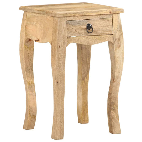 Nachttisch Mango Massivholz 28x28x46 cm