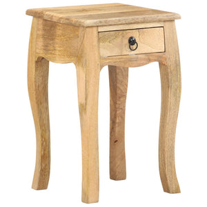 Nachttisch Mango Massivholz 28x28x46 cm