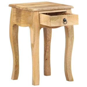 Nachttisch Mango Massivholz 28x28x46 cm