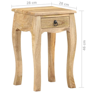 Nachttisch Mango Massivholz 28x28x46 cm