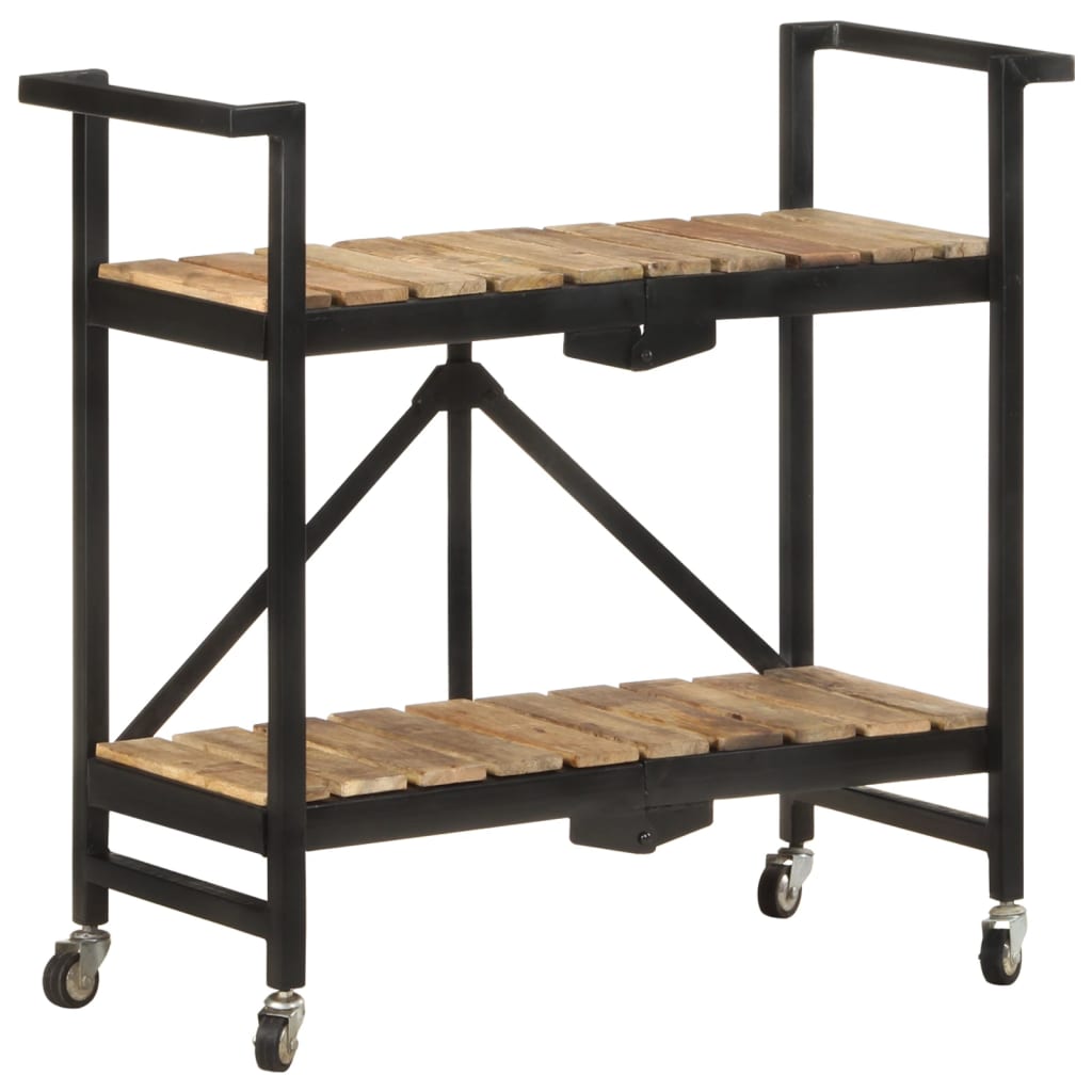 Küchenwagen Mango Massivholz 87 cm