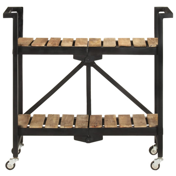 Küchenwagen Mango Massivholz 87 cm