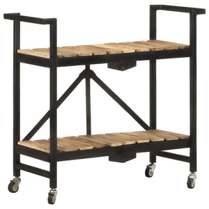 Küchenwagen Mango Massivholz 87 cm