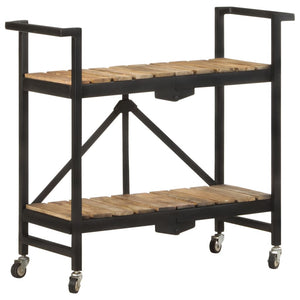 Küchenwagen Mango Massivholz 87 cm