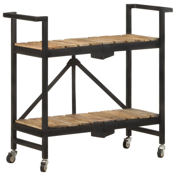 Küchenwagen Mango Massivholz 87 cm