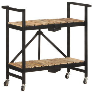 Küchenwagen Mango Massivholz 87 cm
