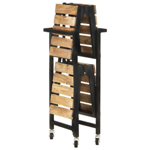 Küchenwagen Mango Massivholz 87 cm