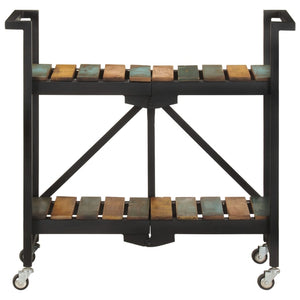 Küchenwagen Altholz Massiv 87x36x81 cm