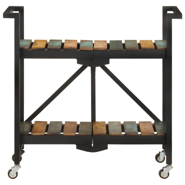 Küchenwagen Altholz Massiv 87x36x81 cm