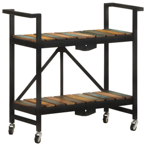 Küchenwagen Altholz Massiv 87x36x81 cm