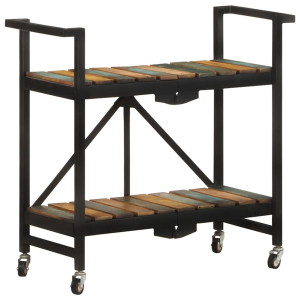 Küchenwagen Altholz Massiv 87x36x81 cm