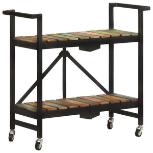 Küchenwagen Altholz Massiv 87x36x81 cm