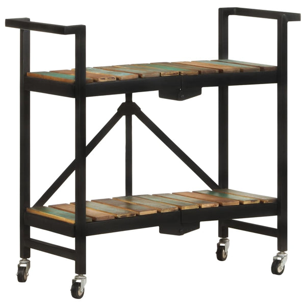 Küchenwagen Altholz Massiv 87x36x81 cm