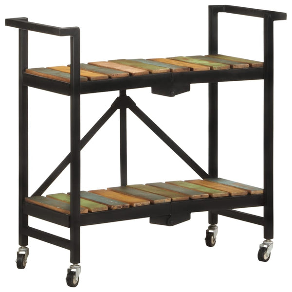 Küchenwagen Altholz Massiv 87x36x81 cm