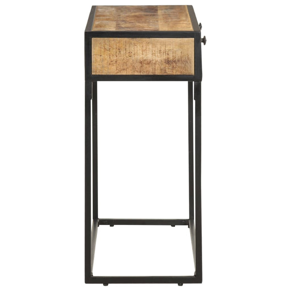 vidaXL Table console 100x35x75 cm en bois de manguier massif