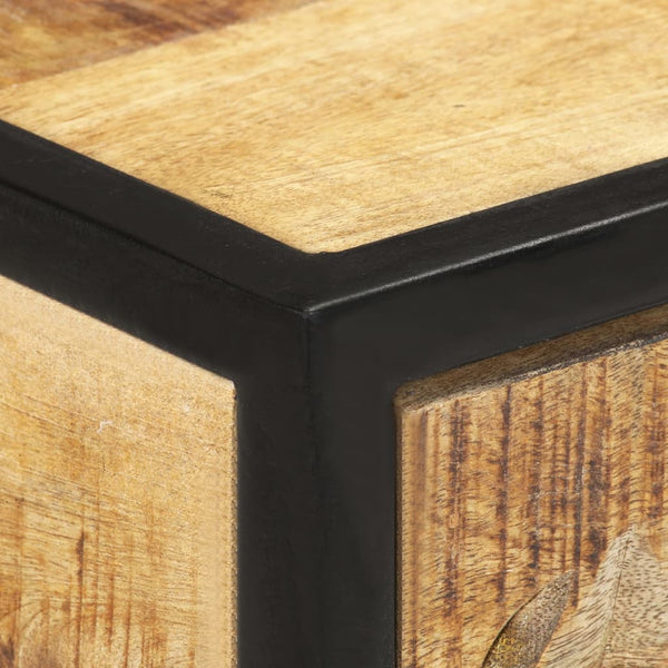 vidaXL Table console 100x35x75 cm en bois de manguier massif