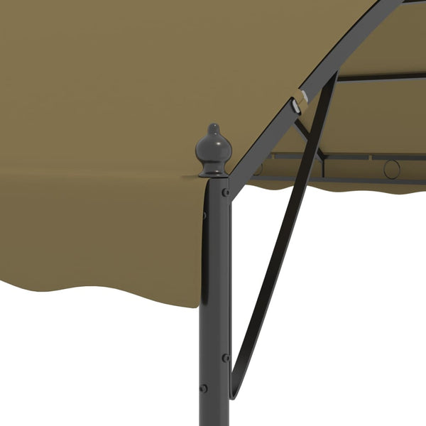 Pavillon 4x3x2,6 m Taupe 180 g/m²