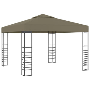 vidaXL Tonnelle de jardin 3x3 m Taupe 180 g/m²