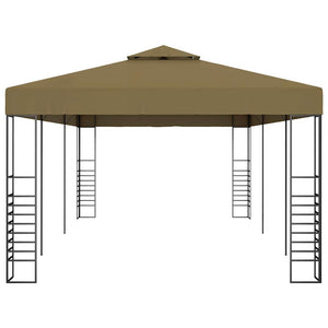 Gartenpavillon 6x3x2,7 m Taupe 180 g/m²