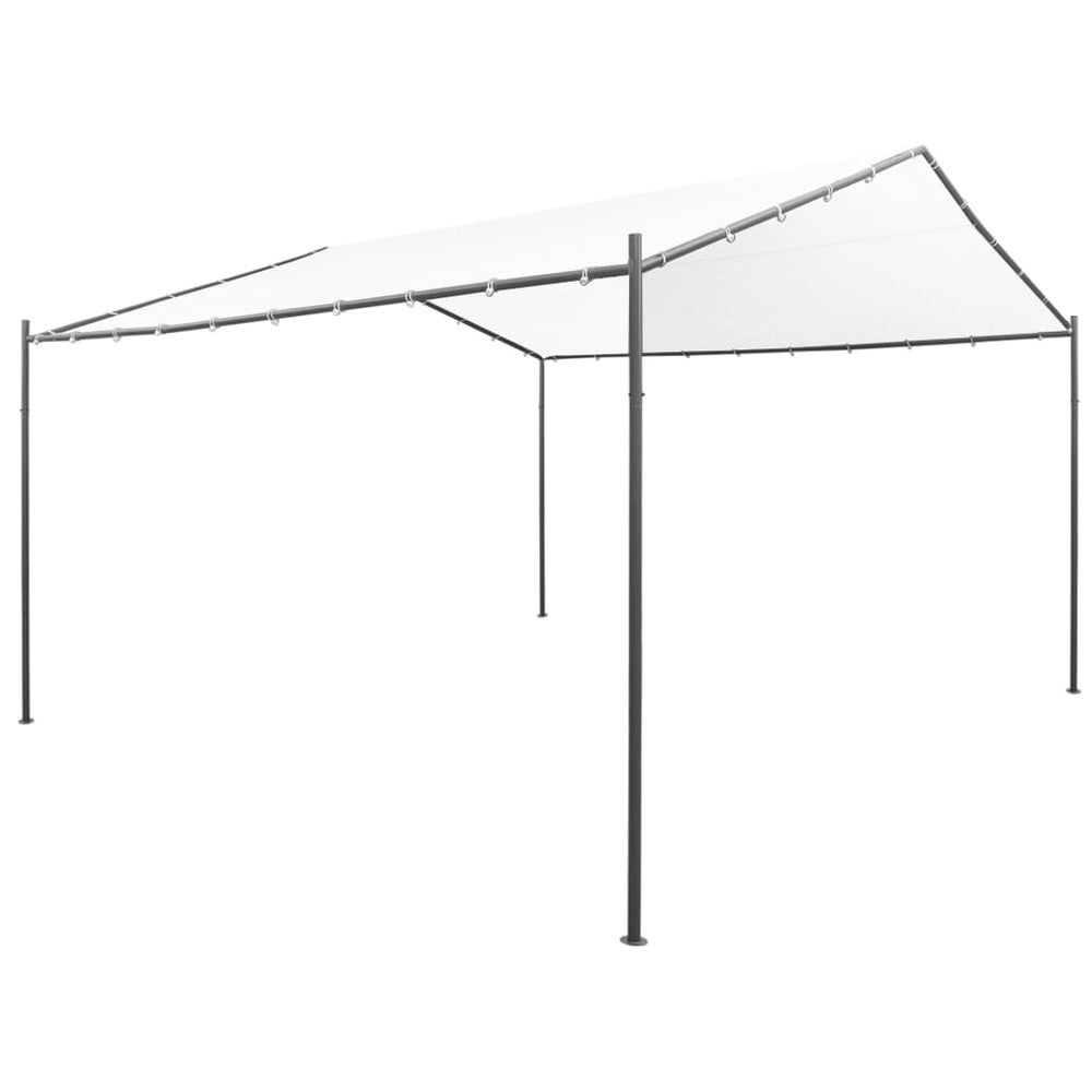 vidaXL Pavillon de jardin 400x400x260 cm Blanc 180 g/m²