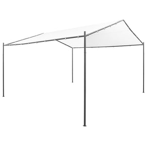 Gartenpavillon 400x400x260 cm Weiß 180 g/m²