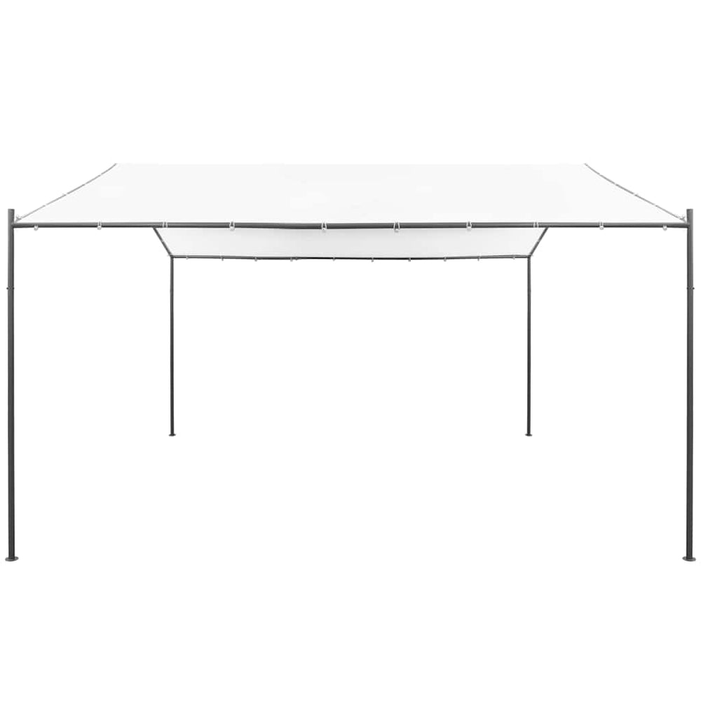 vidaXL Pavillon de jardin 400x400x260 cm Blanc 180 g/m²