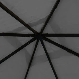 Pavillon 4x4x3 m Anthrazit 180 g/m²