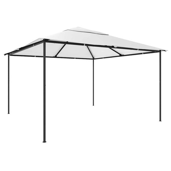vidaXL Pavillon 4x4x3 m Blanc 180 g/m²