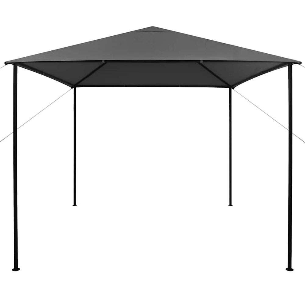 vidaXL Pavillon 3x3 m Anthracite Tissu et acier 180 g/m²
