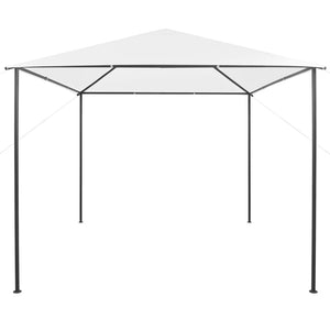 Pavillon 3x3x2,9 m Weiß 180 g/m²