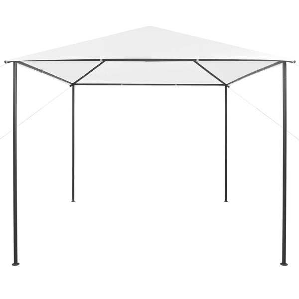 Pavillon 3x3x2,9 m Weiß 180 g/m²