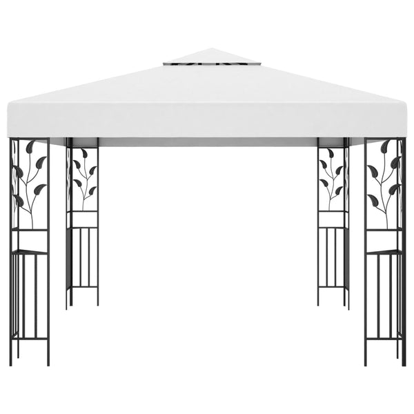 vidaXL Pavillon 3x3 m Blanc 180 g/m²