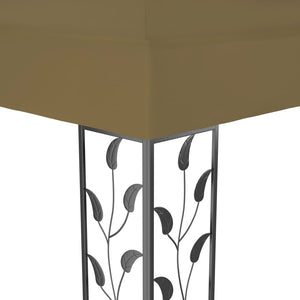 Pavillon 6x3 m Taupe 180 g/m²