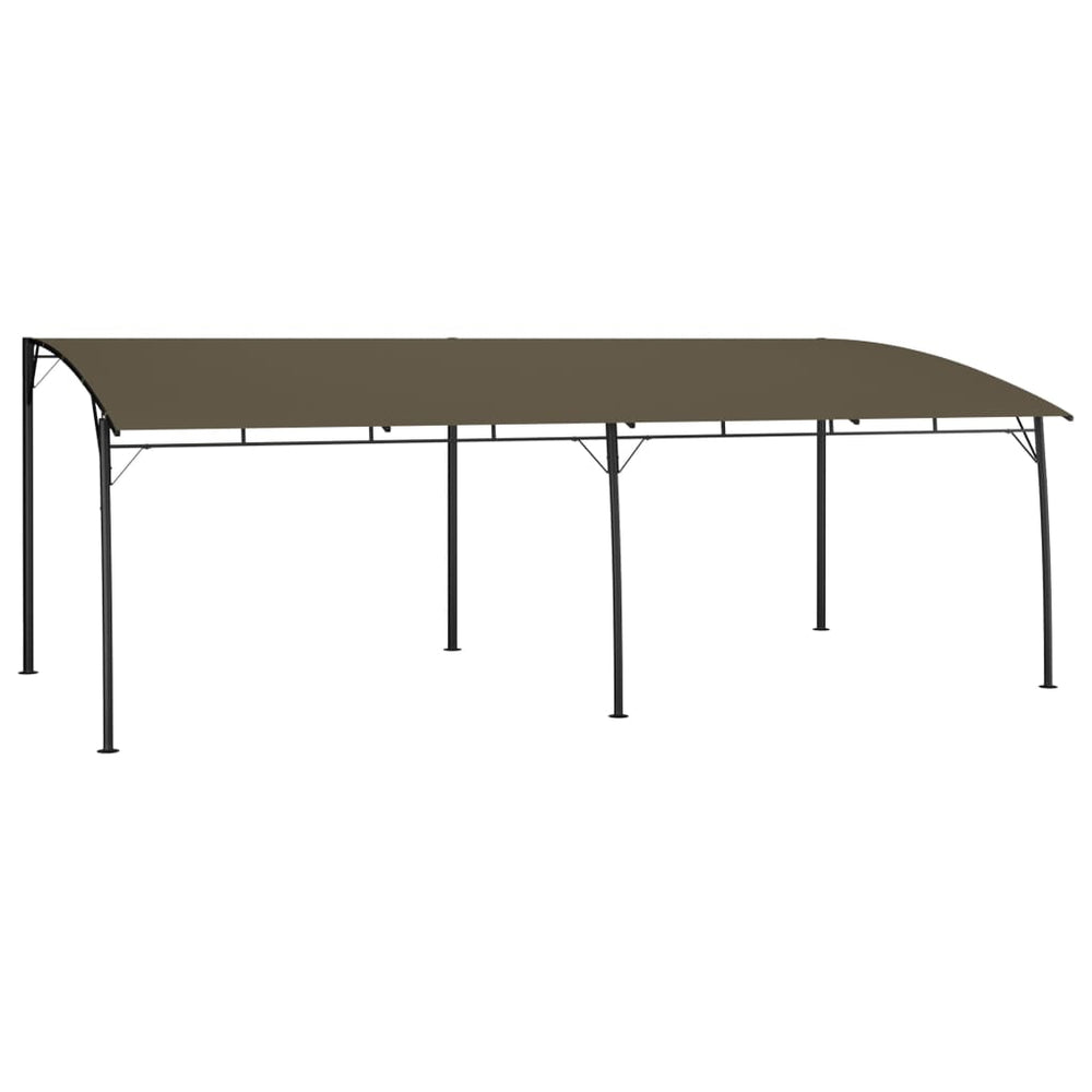 vidaXL Pare-soleil de jardin 6x3x2,55 m Taupe