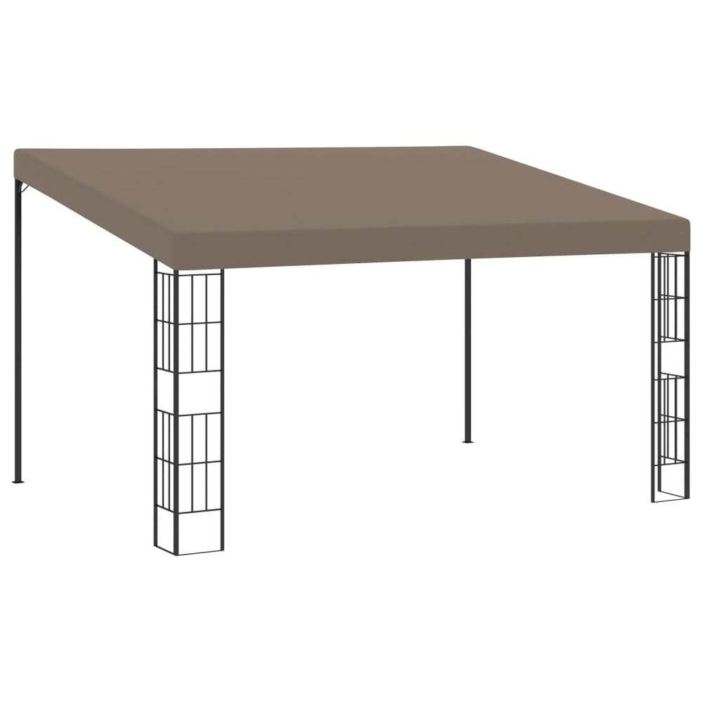 Pavillon mural vidaXL 4x3 m Tissu Taupe