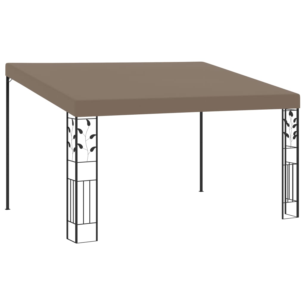 vidaXL Pavillon mural 4x3x2,5 m taupe