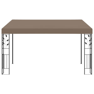 vidaXL Pavillon mural 4x3x2,5 m taupe