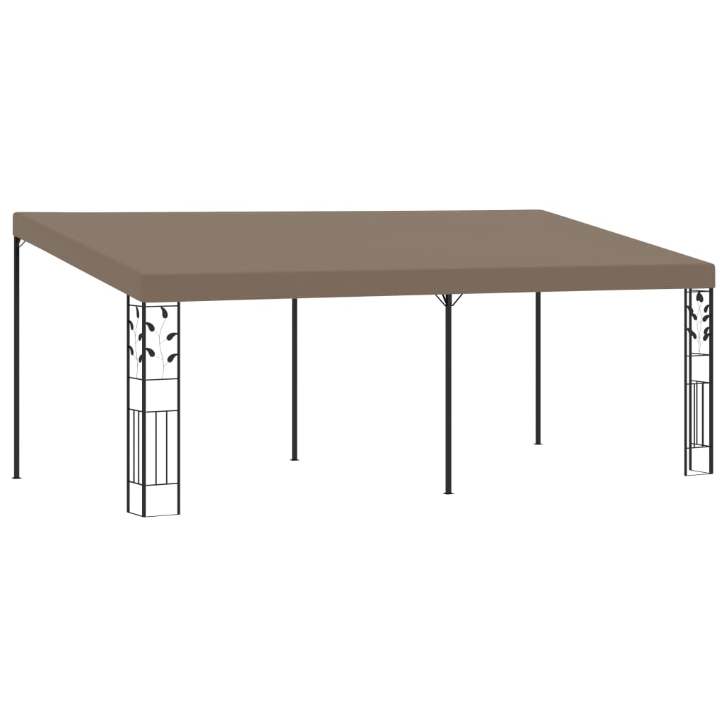 vidaXL Pavillon mural 6x3x2,5 m Taupe