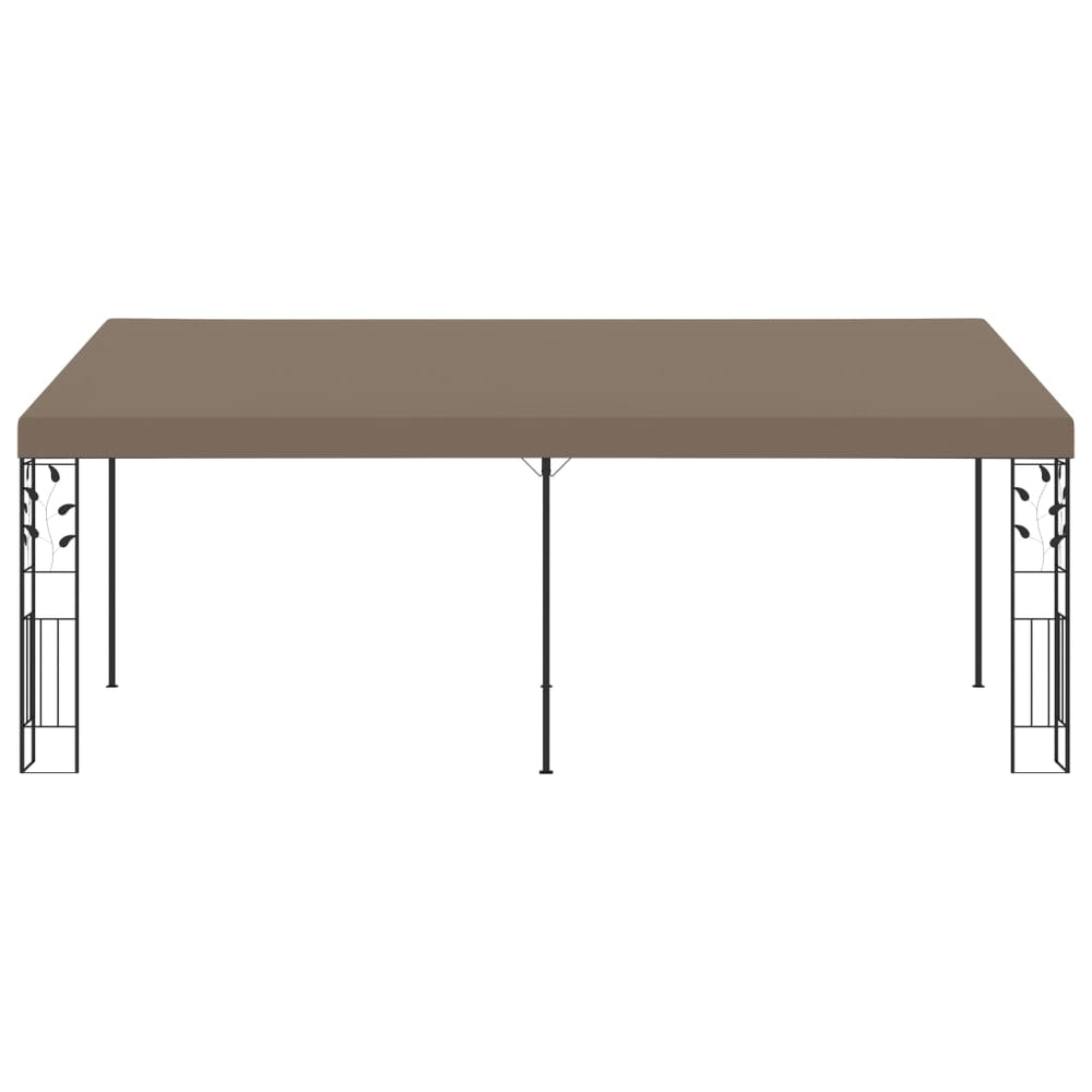 vidaXL Pavillon mural 6x3x2,5 m Taupe