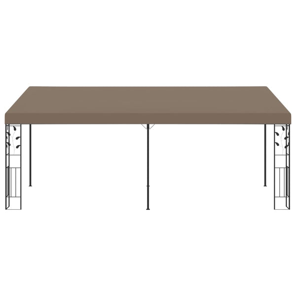 vidaXL Pavillon mural 6x3x2,5 m Taupe