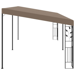 vidaXL Pavillon mural 6x3x2,5 m Taupe