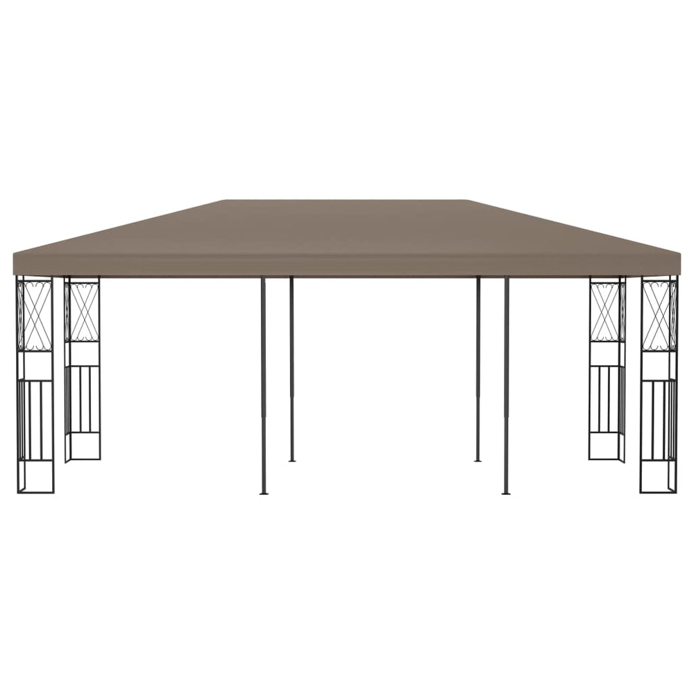 vidaXL Pavillon 6x3 m Tissu taupe