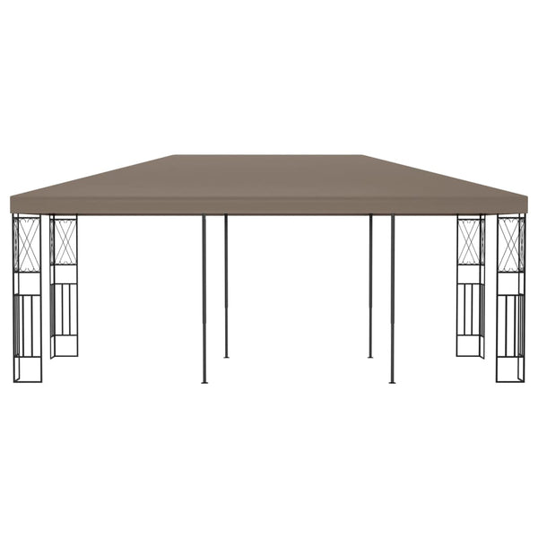 vidaXL Pavillon 6x3 m Tissu taupe