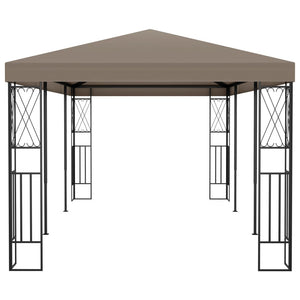 vidaXL Pavillon 6x3 m Tissu taupe