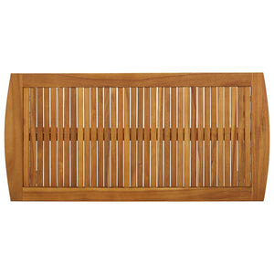 Couchtisch 102x50x43 cm Massivholz Akazie