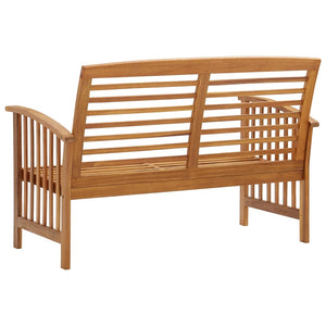 Gartenbank 119 cm Massivholz Akazie