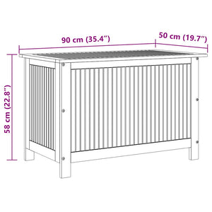 Gartenbox 90x50x58 cm Massivholz Akazie