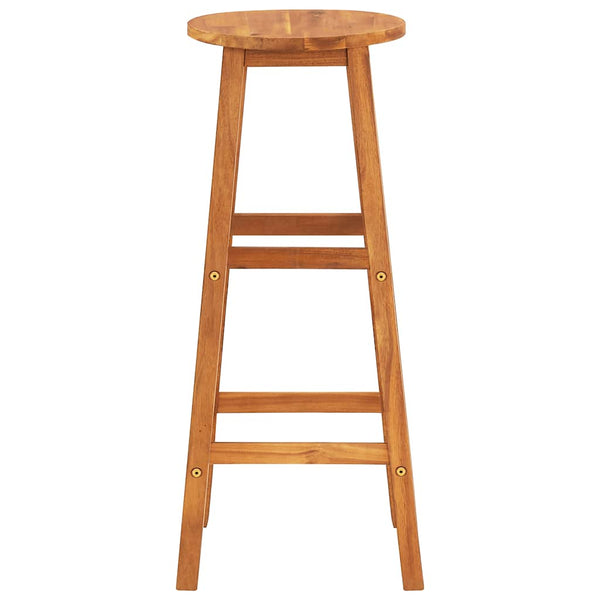 Barhocker 4 Stk. Massivholz Akazie